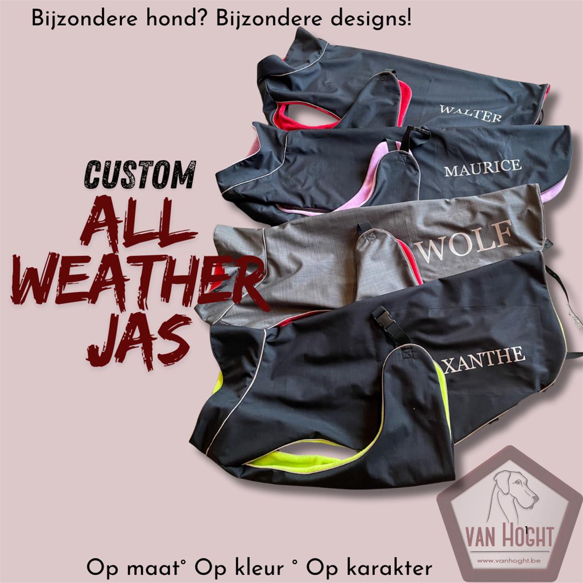 Custom All weather jas - Maat 90-XXL